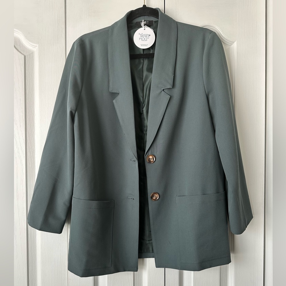 NWT Slate Blue Boutique Blazer